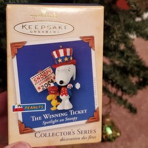 Snoopy & Woodstock Holiday Ornament